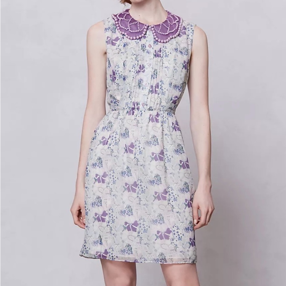 Anna Sui floral dress from Anthropologie. Like new condition, only worn once.